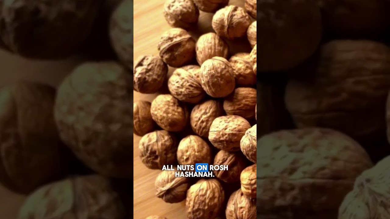 Why do we avoid nuts on Rosh Hashanah? 🍎🍯🌰