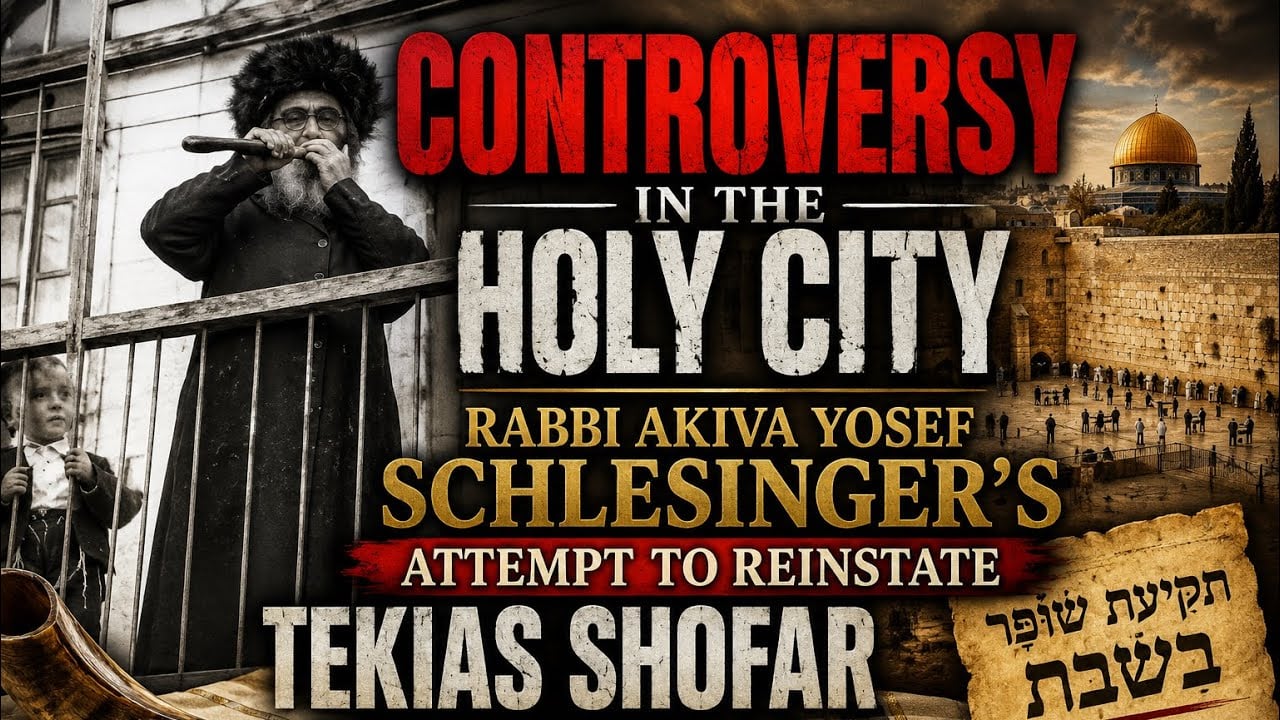 Rabbi Akiva Yosef Schlesinger's Attempt To Reinstate Tekias Shofar on Shabbos - Part 1