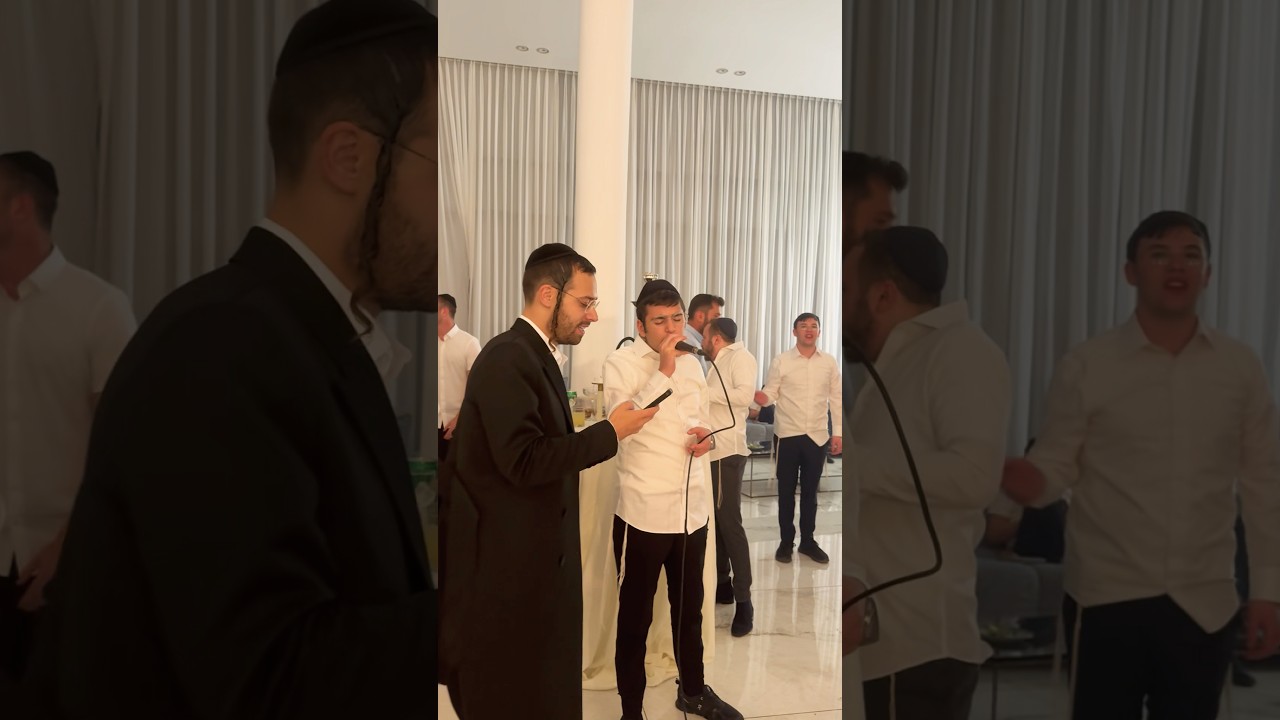 Ari Hill & Yigal singing Erev Shavuos