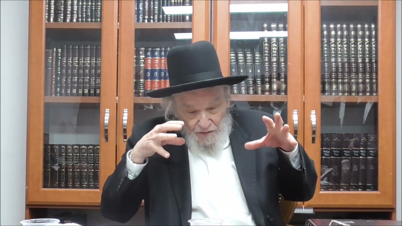 מנהיג היהדות החרדית הרב משה הלל הירש בדברי חיזוק והדרכה לבחורי ישיבות שקבלו צו גיוס מיידי