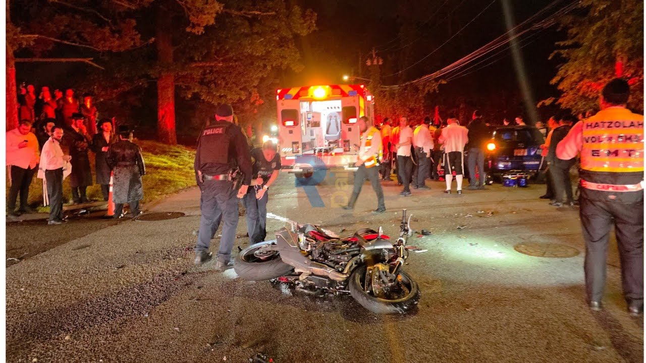 Accident involving a motorcycle and vehicle at College Road and Dolson Road
