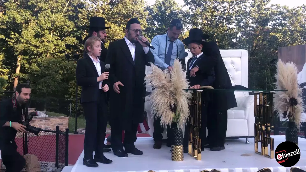Lipa Schmeltzer and Yanky Green Pre-Bar Mitzvah for Moshe Holtzberg