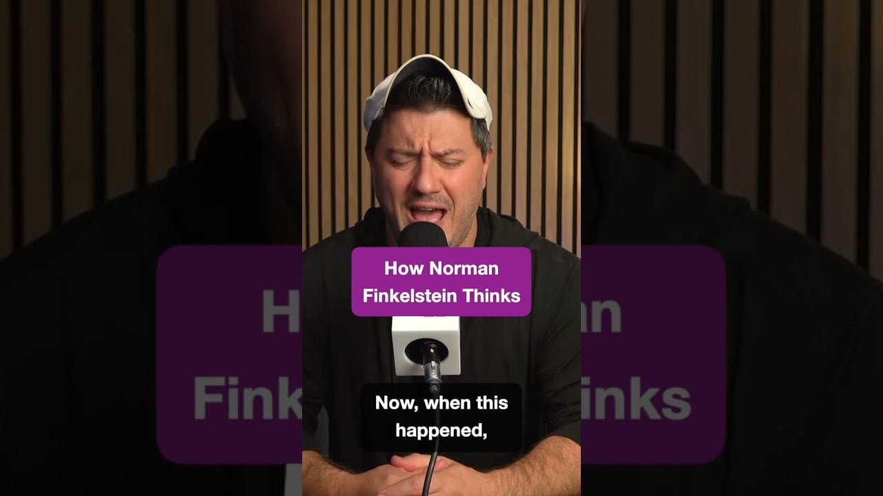 How Norman Finkelstein thinks #shorts #comedy #impression #normanfinkelstein
