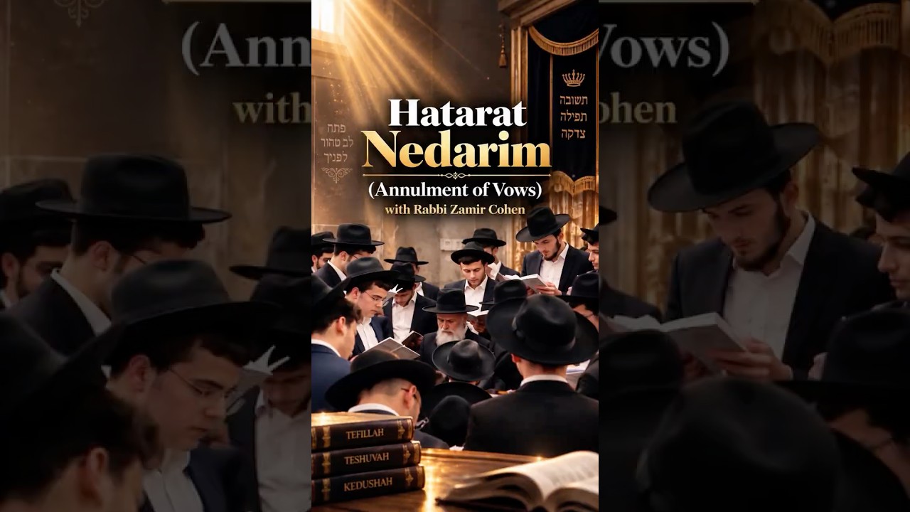 Hatarat Nedarim (Annulment of Vows) With Rabbi Zamir Cohen