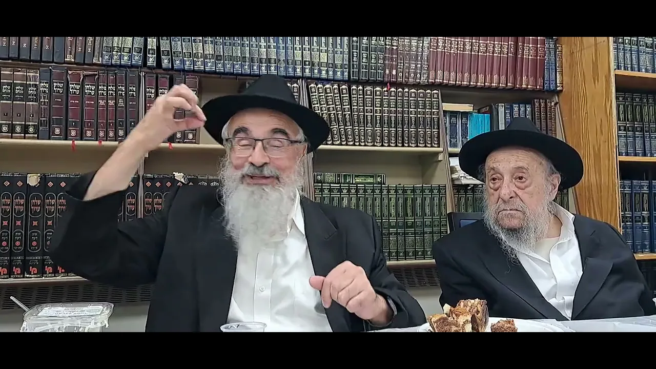 התוועדות ח"י אלול יום הולדת של שני מאורות הגדולים הרב אברהם  בן שמעון שנת תשפ"ו