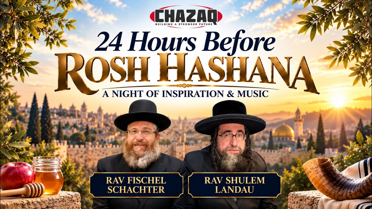 24 Hours Before Rosh Hashanah | Rabbi Shulem Landau & Rabbi Fischel Schachter
