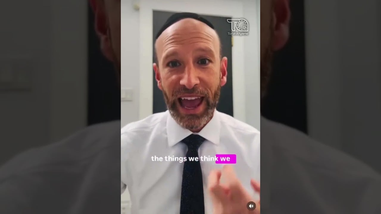 Here’s Why I’m Making These Clips - R. Tzvi Sytner - TorahAnytime.com