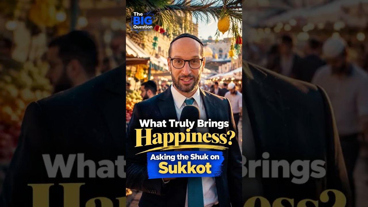What Truly Brings Happiness? Asking the Shuk on Sukkot