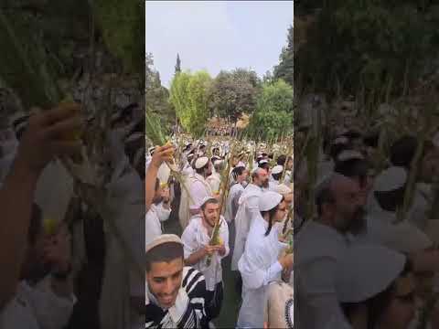 Hallel in the streets of Jerusalem