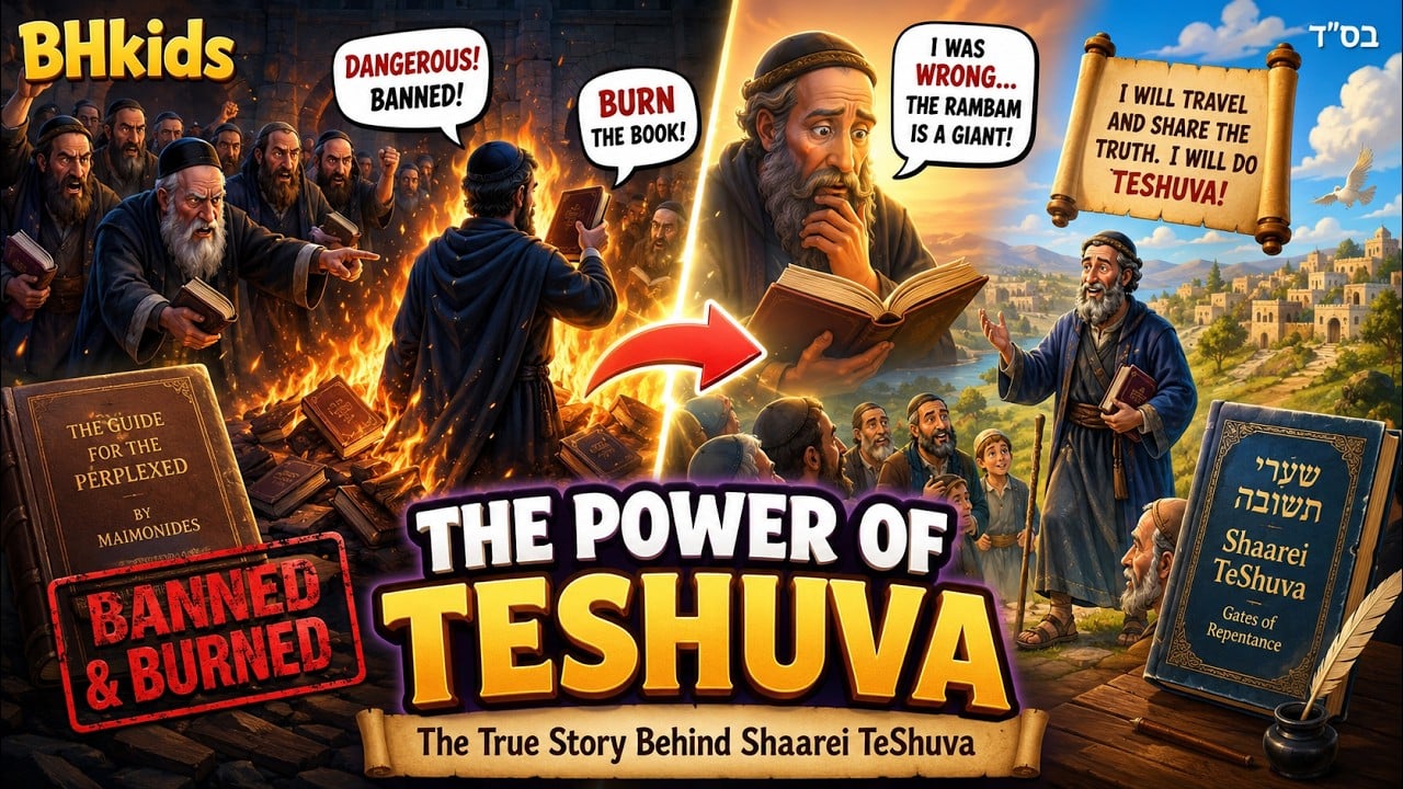 The True Story Behind Shaarei TeShuva📖❤️ | Rabbeinu Yona | TORAH FOR KIDS AI