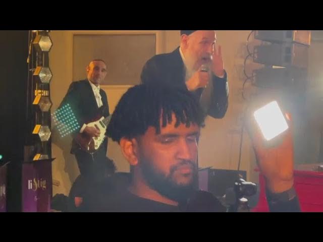 MBD singing "ATO ZOCHER" at a Bar Mitzvah in London