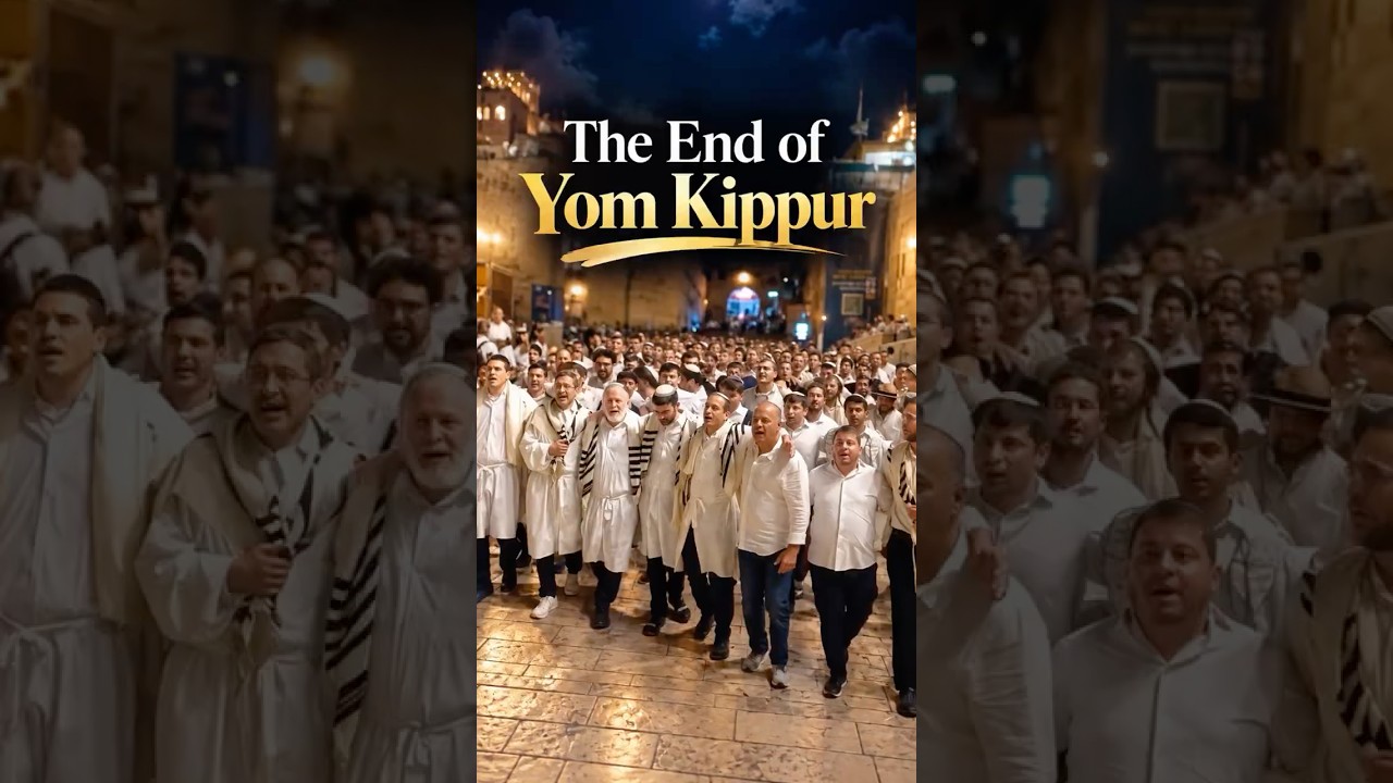 The End of Yom Kippur