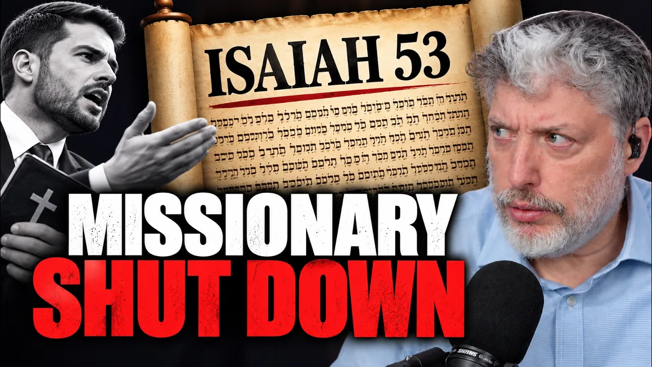 Missionary: “Isaiah 53 Is Clearly Jesus!” Rabbi Singer Exposes the Lie