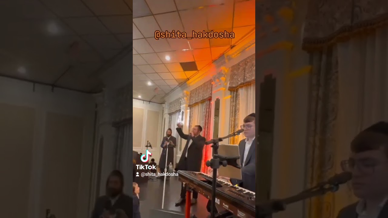 Kalmey Schwartz singing the Shita Hakdosha song