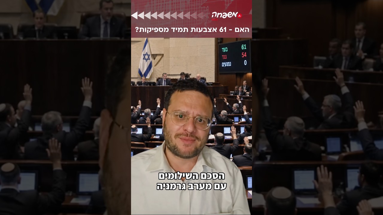 61 אצבעות באמת מספיקות? #ישראל_יוסקוביץ