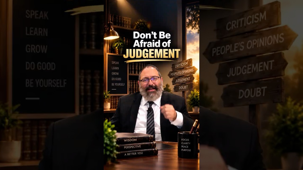 Don’t Be Afraid of Judgement - Rabbi YY Jacobson