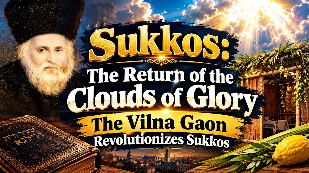 Sukkos: The Return of the Clouds of Glory - The Vilna Gaon Revolutionizes Sukkos