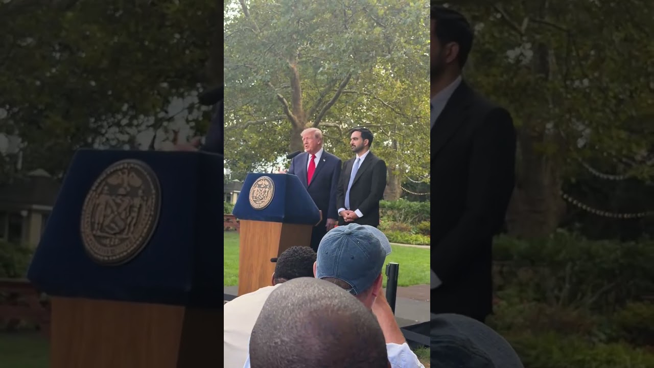 President Trump visits NYC Mayor Zohran Mamdani at Gracie Mansion in Manhattan