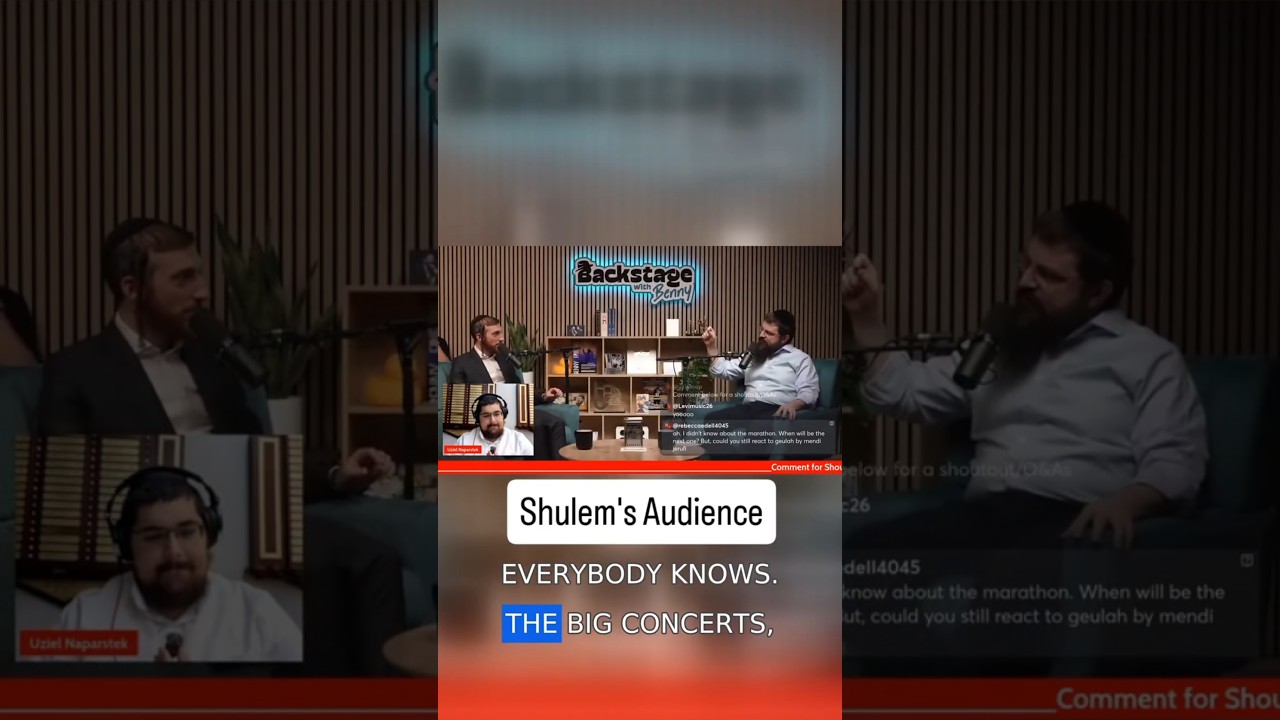 Shulem's Audience #jewishmusic #live #stream #podcast #authentic#truth @Shulem @BennysMusic