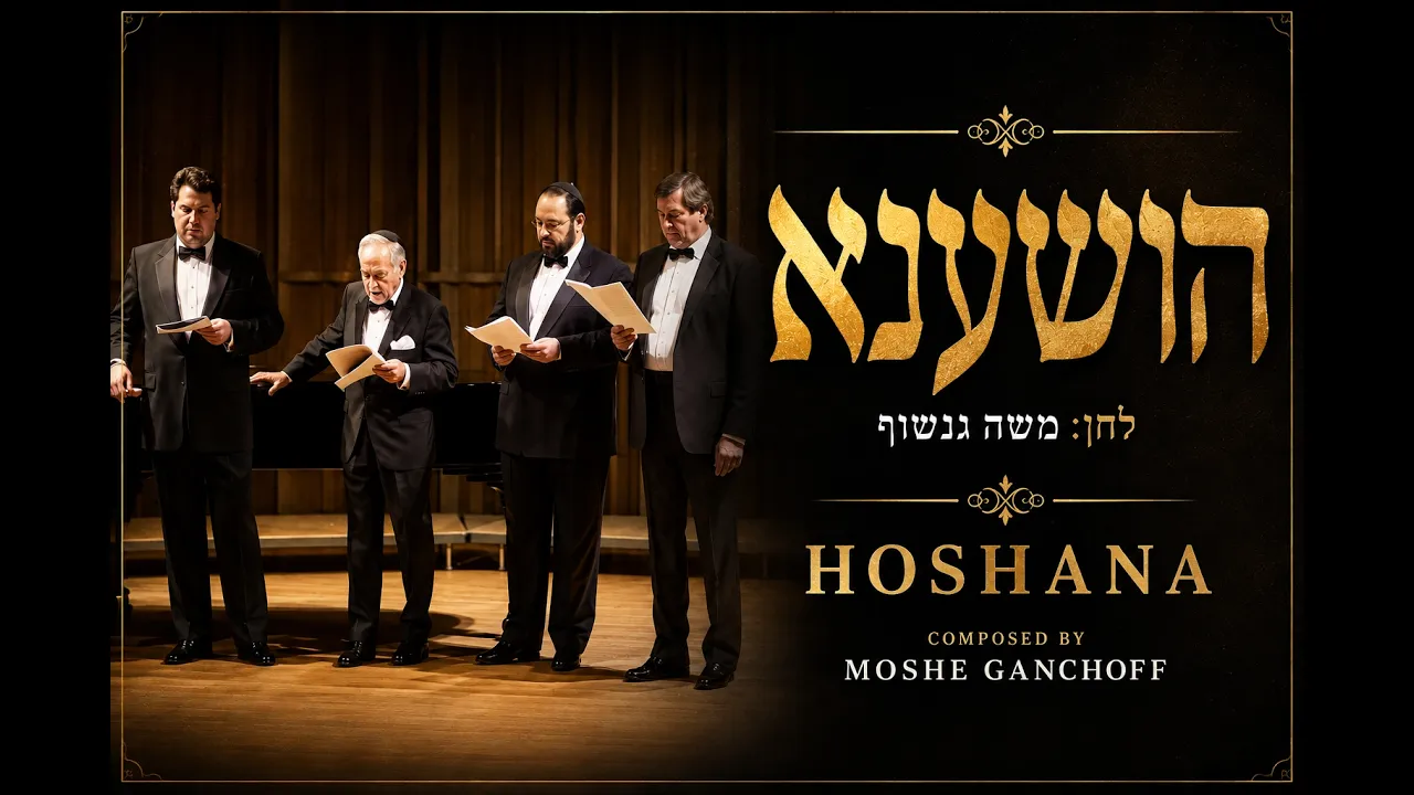 Moshe Ganchoff & Friends: Hoshana (Ganchoff) | משה גנשוף וחברים: הושענא (גנשוף)
