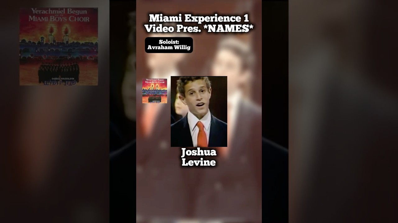 Miami Boys Choir - Video Presentation #mbc #פרחימיאמי