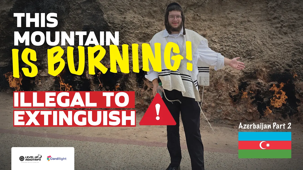 Can You Believe This Mountain Has Been BURNING For CENTURIES?? 😱 | Yiddish