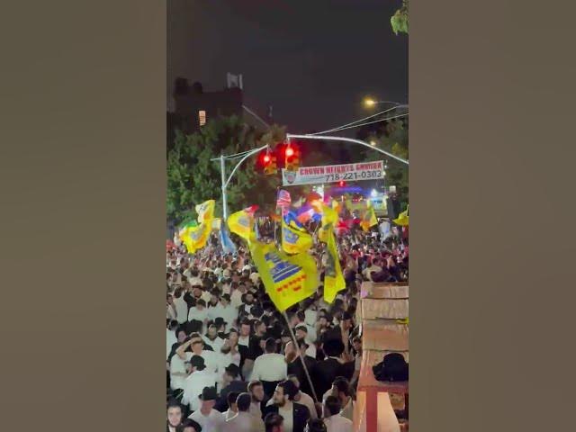 All Night Dancing at the Simchas Beis Hashoeiva in Crown Heights Tuesday Chol Hamoed Sukkot 2026