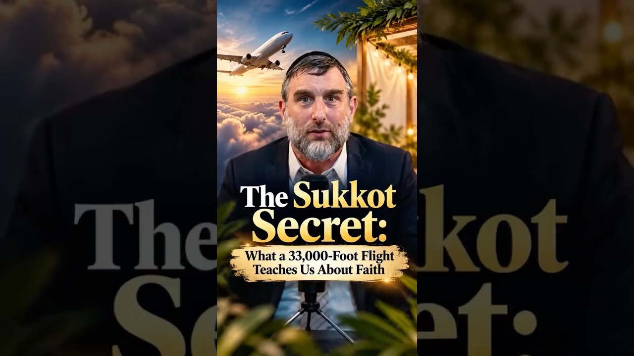 The Sukkot Secret: What a 33,000 Foot Flight Teaches Us About Faith - Rabbi Rafi Brodie