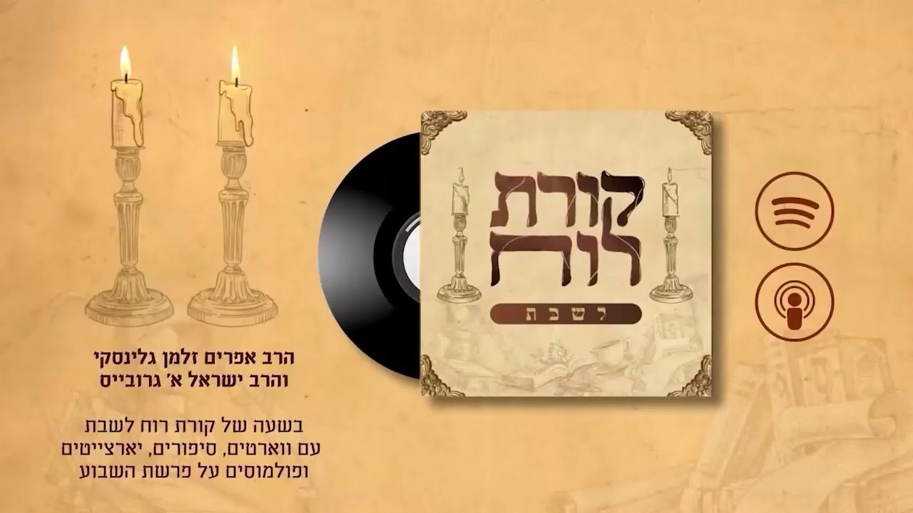קורת רוח לשבת - פרק 47: פרשת ניצבים - וילך