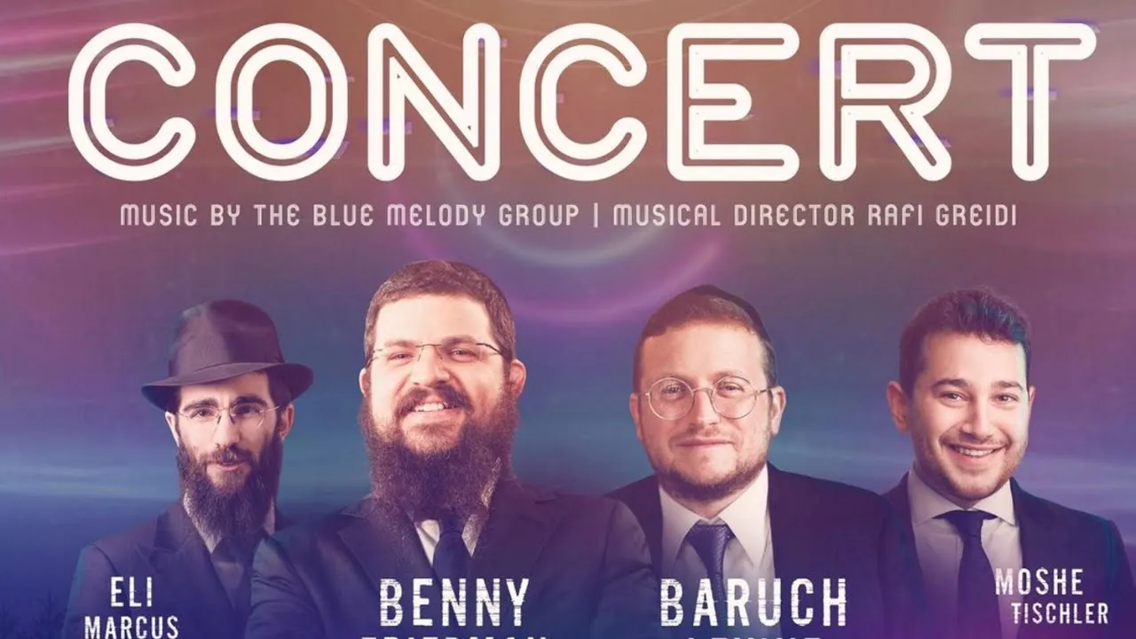 The Chol Hamoed Sukkos Concert 2022 feat. Benny Friedman, Baruch Levine, Moshe Tischler, Eli Marcus