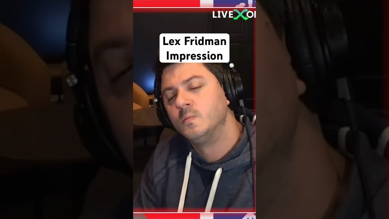 Doing ​⁠@lexfridman on ​⁠@MichaelMaliceofficial #shorts #lexfridman #comedy #impression