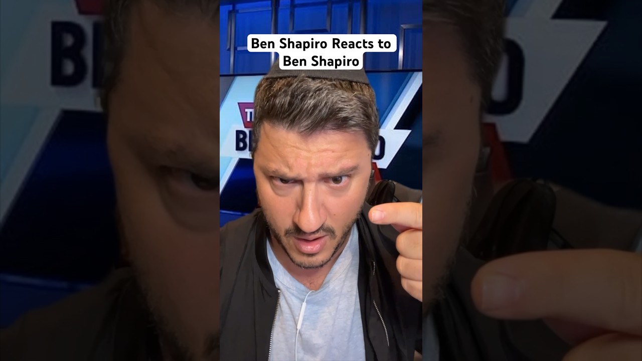 @BenShapiro Reacts to Ben Shapiro! #benshapiro #jordanpeterson #shorts #comedy #impressions