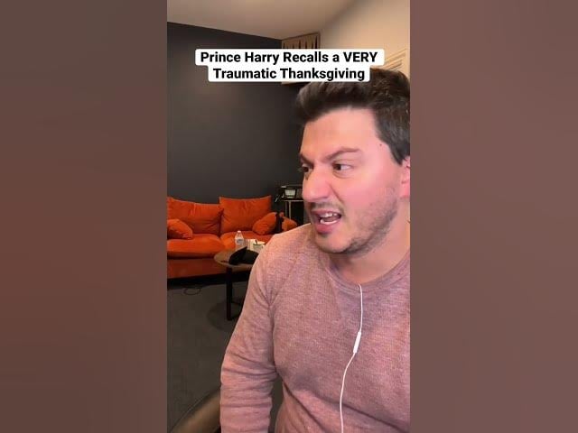 #princeharry recalls Thanksgiving TRAUMA! #harryandmeghan #parody #comedy #impressions #shorts