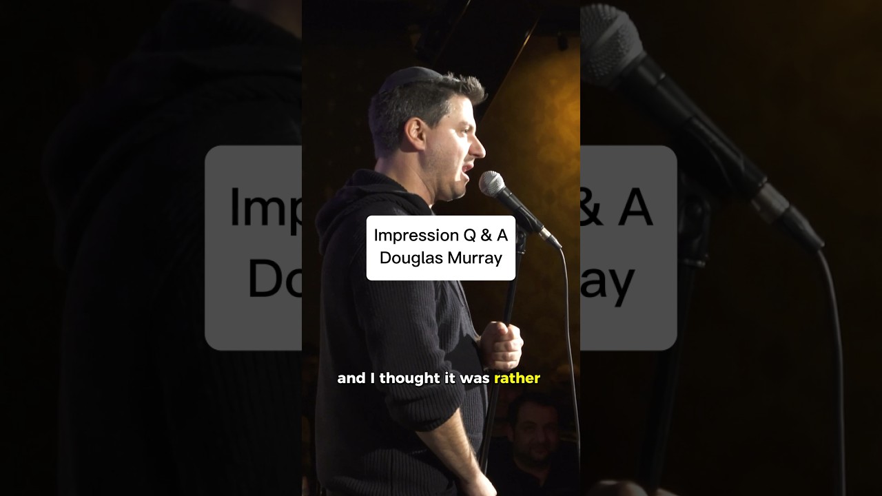 Douglas Murray doing Standup! #douglasmurray #comedy #impressions #shorts #impersonation