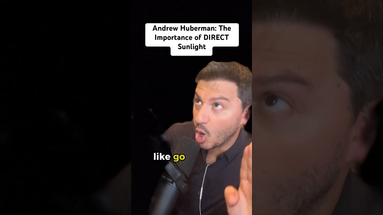 @hubermanlab The Importance of  Sunlight! #andrewhuberman #shorts #comedy #parody #impressions