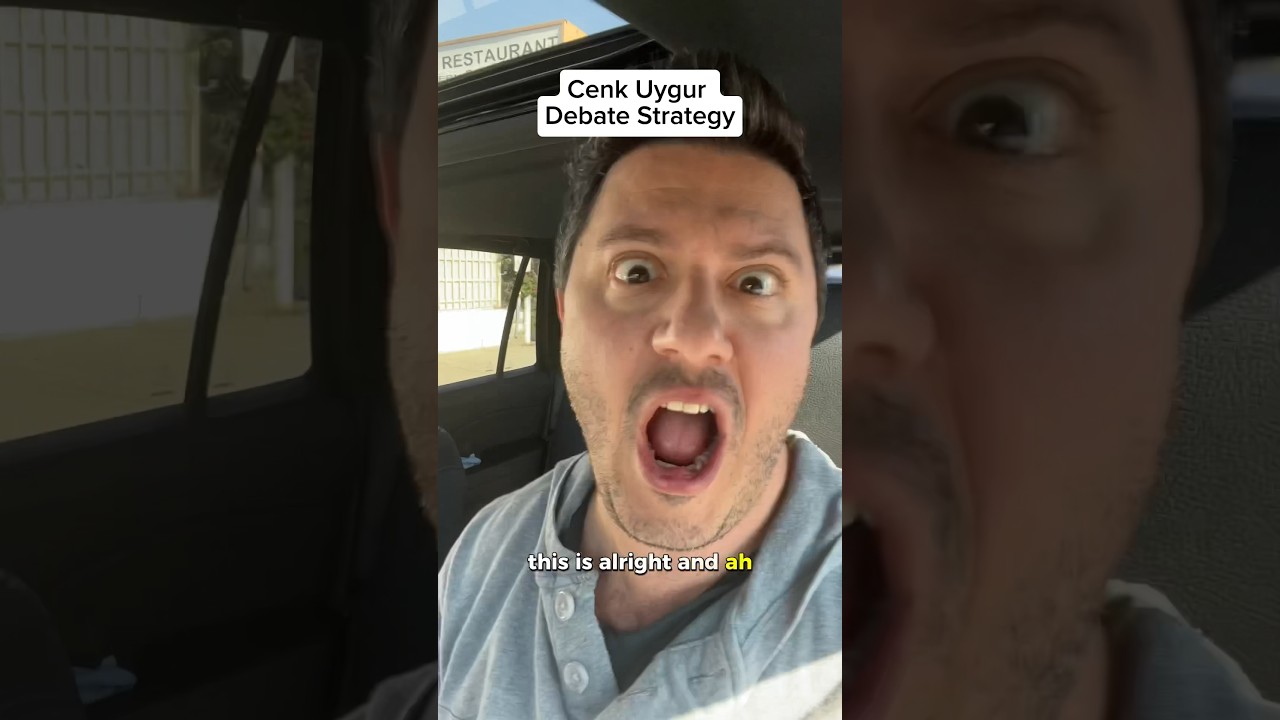 #cenkuygur debate strategy @TheYoungTurks #shorts #comedy #parody #israel #impressions