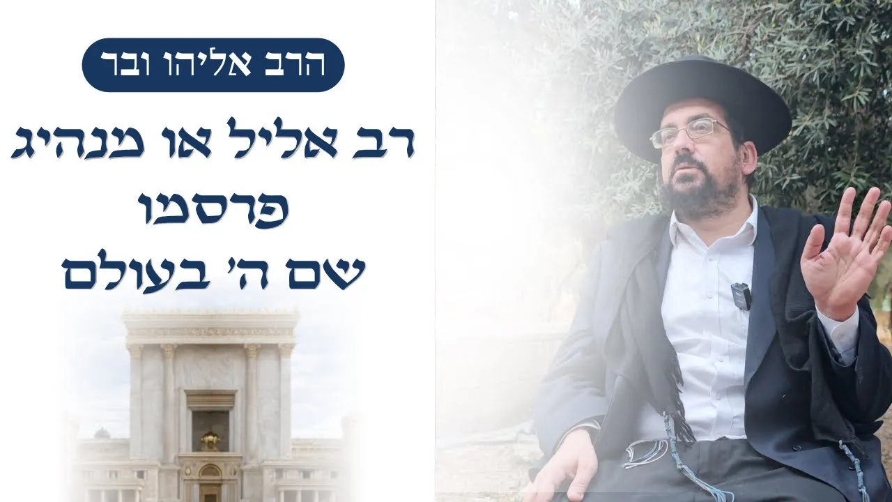 רב מנהיג או אליל? פרסמו שם ה' בעולם! • פרשת לך-לך | הרב אליהו ובר