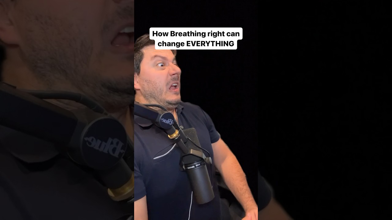 How Breathing right can change EVERYTHING! #shorts #comedy #parody #breathing #andrewhuberman