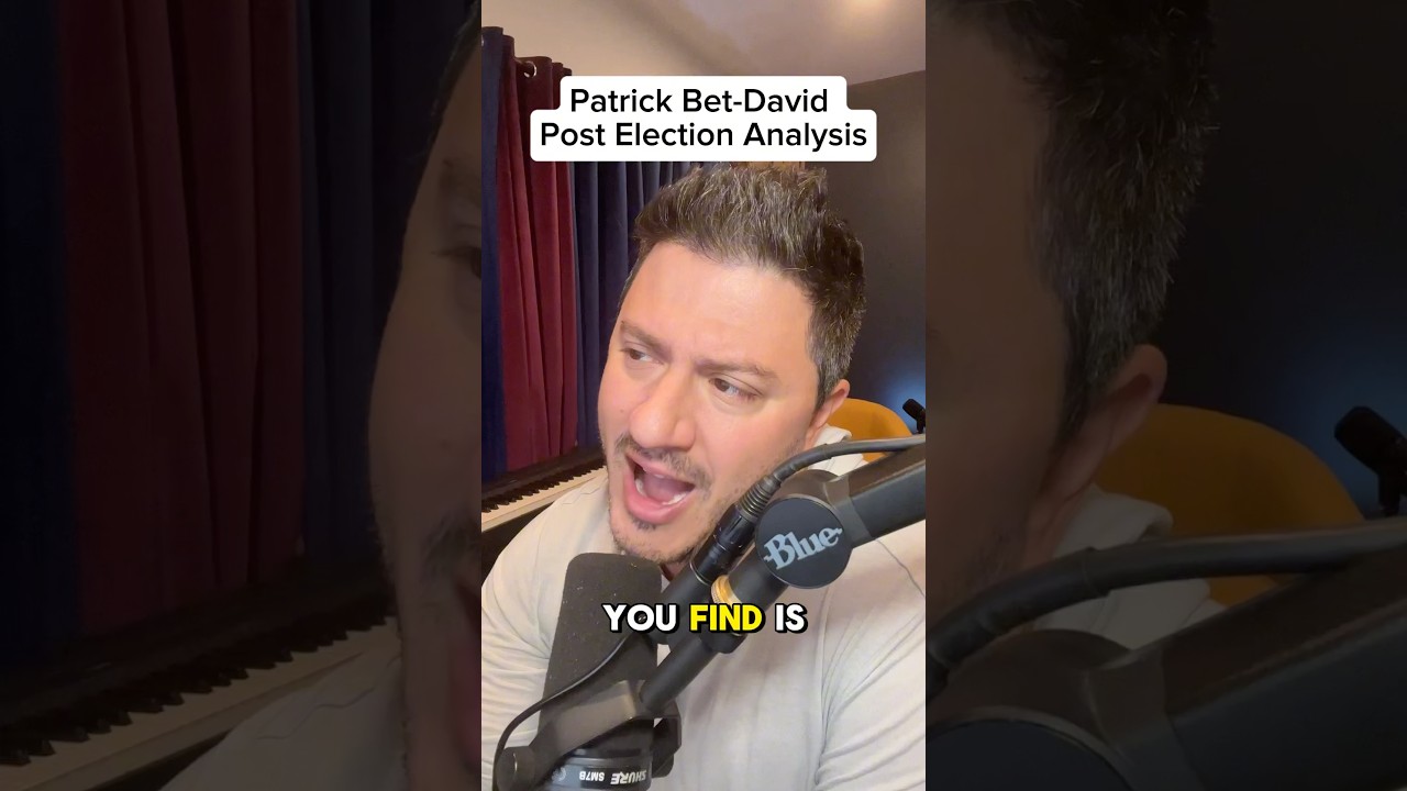 Patrick Bet-David Election Analysis #shorts #comedy #parody #patrickbetdavid #pbdpodcast #impression