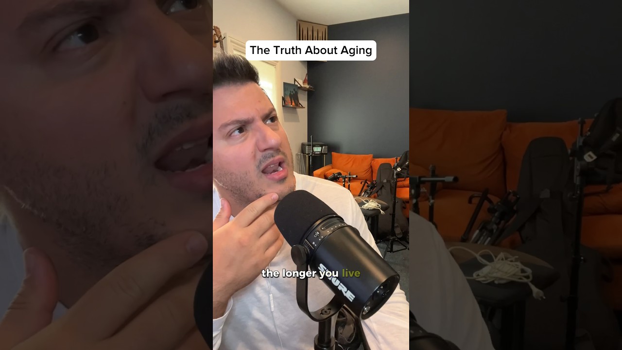 The Truth about Aging! #stevenbartlett #diaryofaceo #shorts #comedy #parody #longevity #antiaging