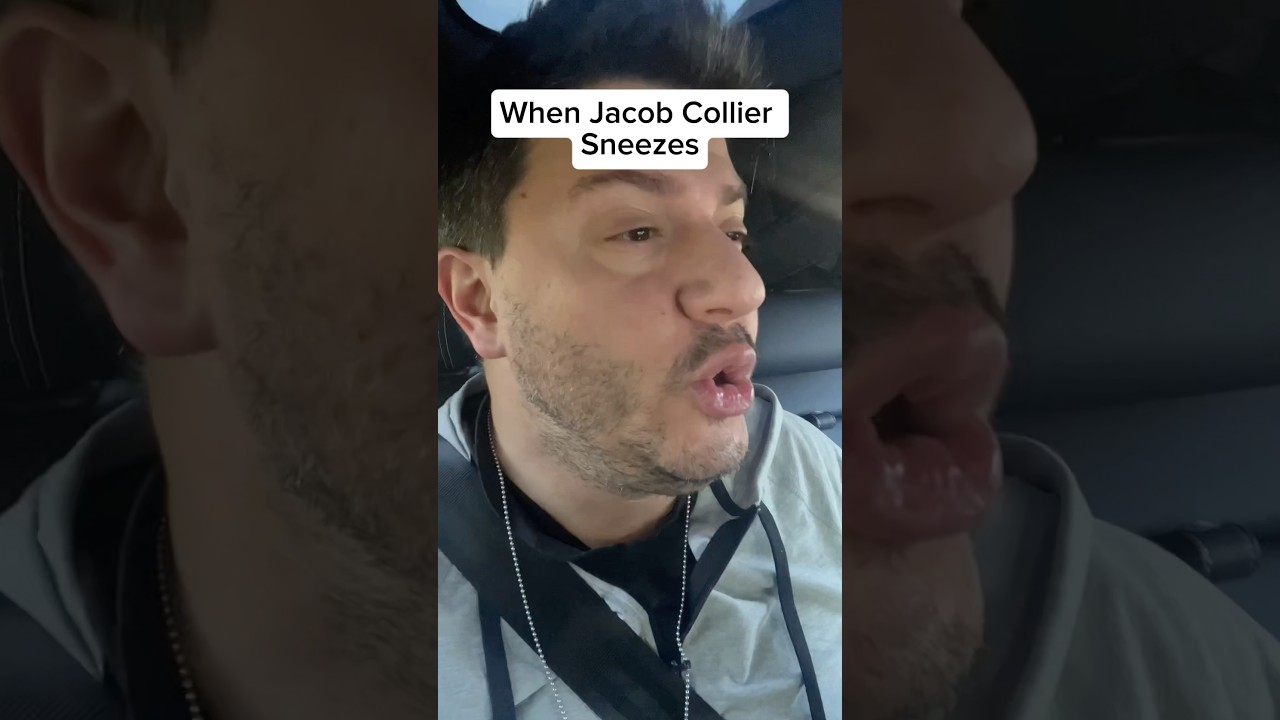 When @jacobcollier sneezes! #impression #comedy #jacobcollier #musictheory #parody #shorts