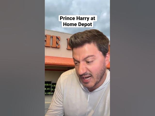 Cancel Home Depot! #princeharry #harryandmeghan #comedy #parody #impressions #impersonation #shorts