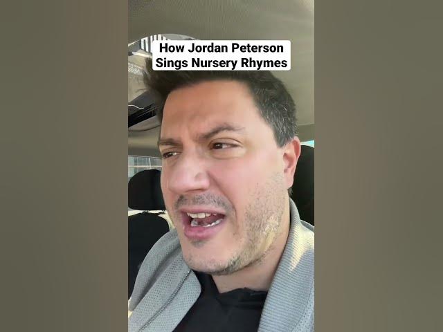 How #jordanpeterson sings Nursery Rhymes #shorts #comedy #impressions @JordanBPeterson