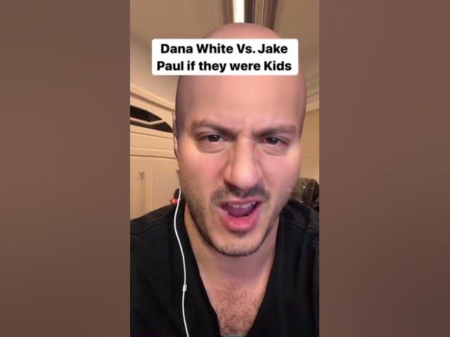 #danawhite Vs. #jakepaul if they were kids #shorts #comedy #parody #impressions #impersonation #ufc