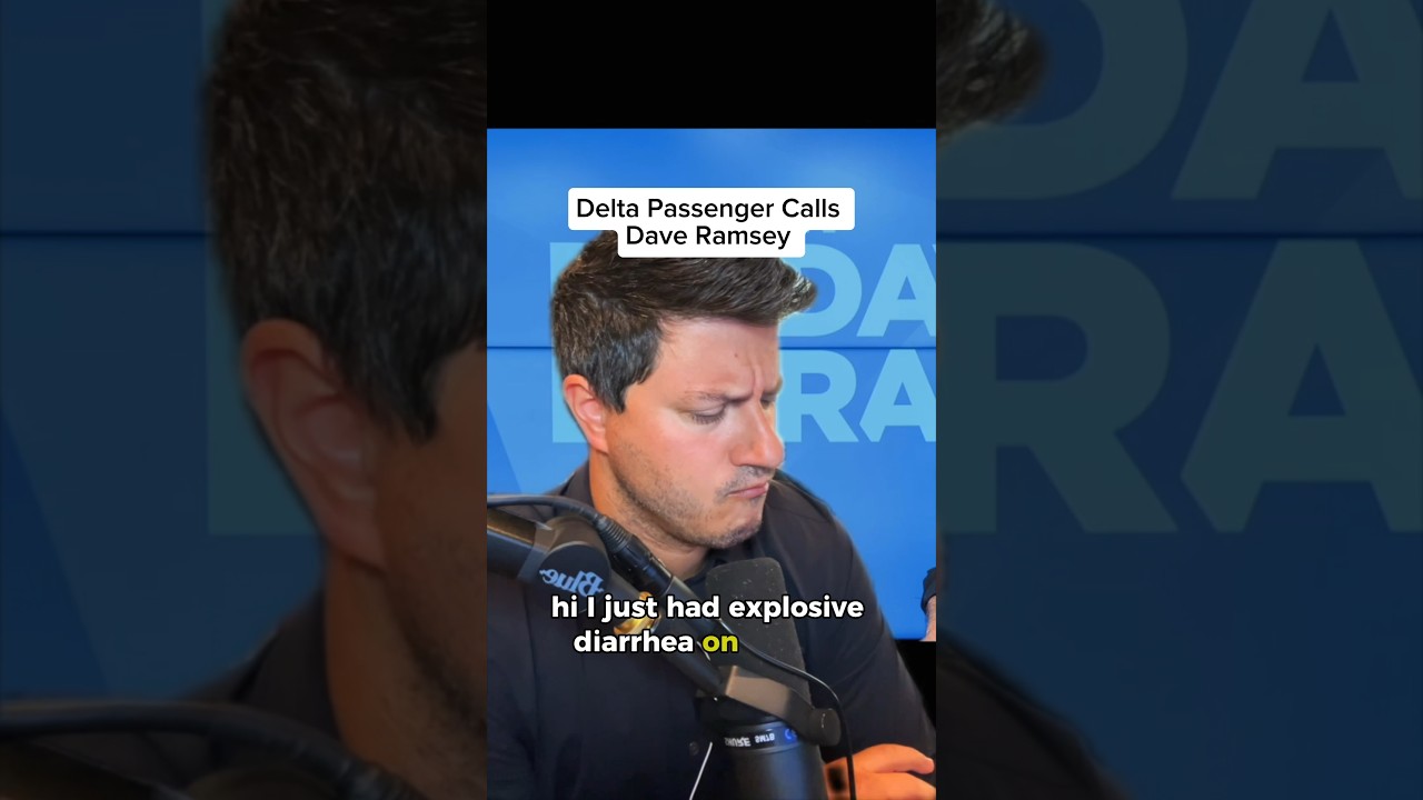 Delta Passenger calls #daveramsey ✈️💩💥 #shorts #comedy #parody #impressions #deltaairlines