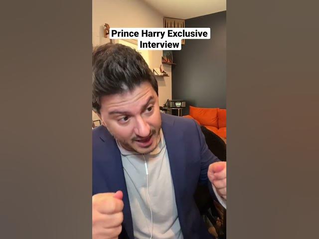 #princeharry EXCLUSIVE Interview! #shorts #comedy #impressions #parody #harryandmeghan #meghanmarkle
