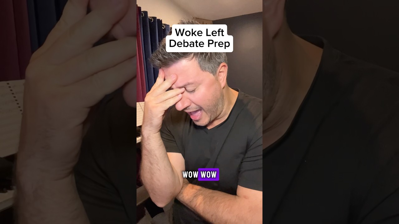 Woke Left Debate Prep #shorts #satire #comedy #wokeism #leftists