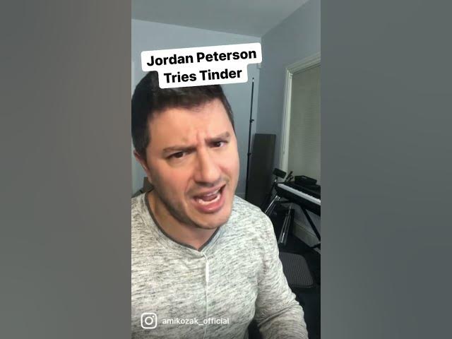 Jordan Peterson Tries Tinder ❤️ #shorts #comedy #impressions #parody #impersonation #jordanpeterson