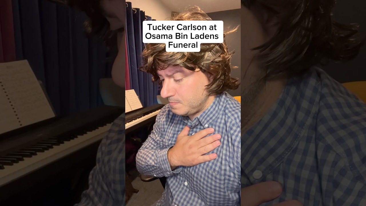 Tucker Carlson at Bin Ladens Funeral #shorts #tuckercarlson #comedy #parody #satire #impression