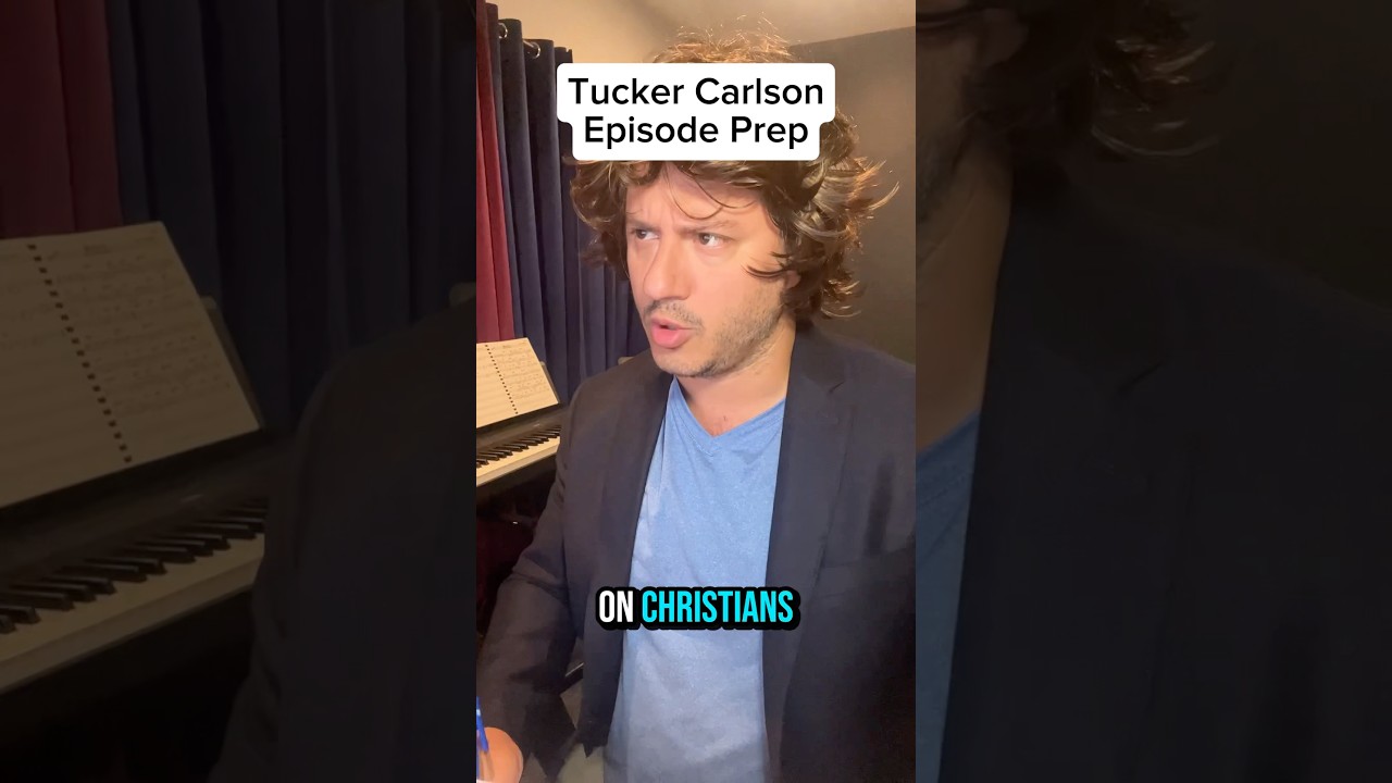 Tucker Carlson Episode Prep #shorts #comedy #satire #impression #tuckercarlson #parody